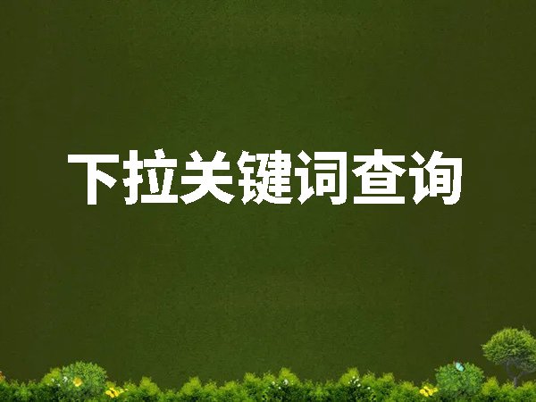 全網(wǎng)下拉詞,下拉關(guān)鍵詞查詢